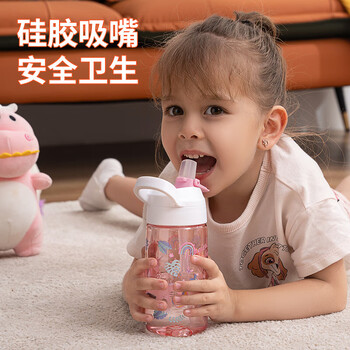 JEKO&JEKO儿童水杯夏季吸管杯小学生宝宝塑料杯水杯子男女水壶 450mL独角兽 JEKO&JEKO儿童水杯夏季吸管杯小学生宝宝塑料杯水杯子男女水壶 450mL独角兽