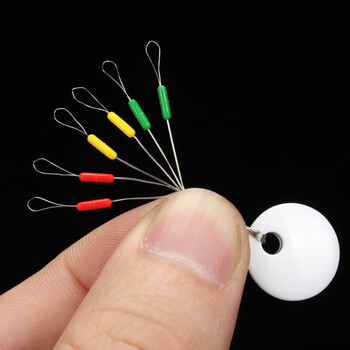 彩色太空豆圆柱型橡胶挡豆不伤线垂钓鱼线配件挡珠渔具钓鱼用品 l