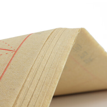 一海堂文化 毛笔字帖 宣纸 9厘米*28格欧阳询双色描红欧体楷书入门临摹毛笔米字格描红毛边纸 40张