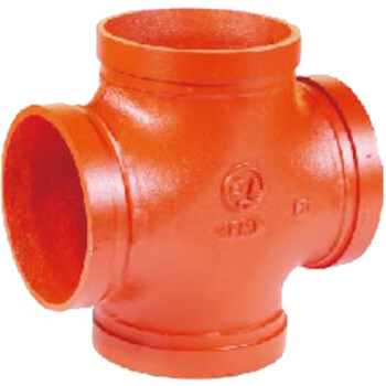 鼎梁(dl)沟槽正四通消防管件 114 /件 可定制