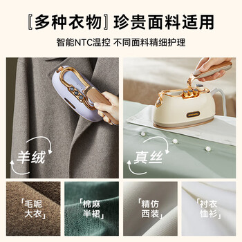 大宇（DAEWOO）【复古高颜】手持挂烫机家用熨烫机电熨斗 小星斗增压蒸汽 旅游便携式小型除菌HI-036 赫本绿
