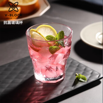 帕莎帕琦（Pasabahce）进口抗菌玻璃杯钢化耐热啤酒饮料白酒杯265毫升1只装52705-1