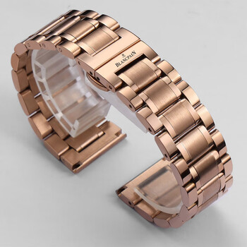 森匠官方适配宝铂不锈钢手表带宝珀月相五十50寻66546651手表链钢带男