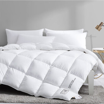 波司登羽绒被被95白鹅绒被子五星酒店单人被芯春秋被冬被加厚保暖白