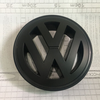 高6 golf5代中网前标尾标改装黑色替换车标 高尔夫6代【前标】亚光黑