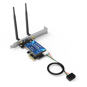 翼联（EDUP）PCI-E无线网卡 600M双频WIFI蓝牙4.0无线模块 蓝牙适配器 台式机内置 电脑WIFI接收器EP-9619