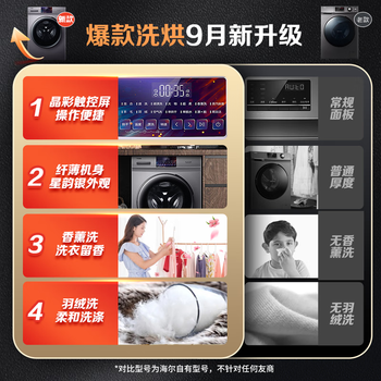 海尔22年新品洗烘一体机真实使用感受,真相揭秘入手感受