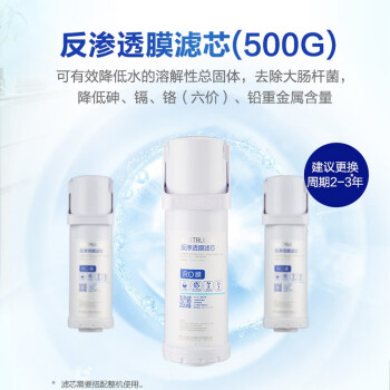 沁园（TRULIVA）沁园家用净水器滤芯小水钻500G第2级沁园反渗透RO膜滤芯(KRL3915/5005)RO-600-3012-MK（Ⅱ）-5D