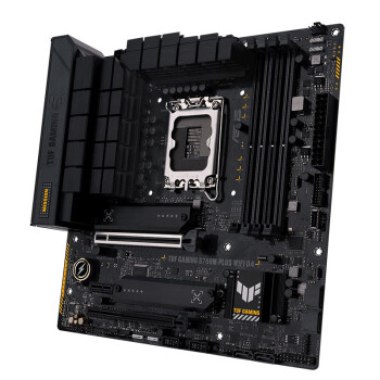 华硕TUF GAMING B760M-PLUS WIFI D4 重炮手主板 支持 CPU 13600KF/13400F（Intel B760/LGA 1700）