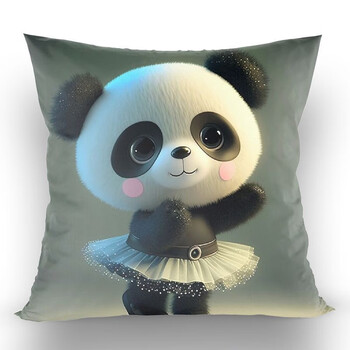 项格熊猫抱枕周边可爱萌宠枕头呆创意客厅沙发靠枕生日礼物17双面同图