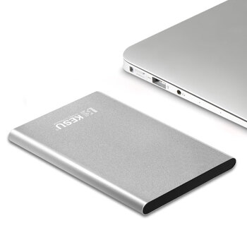 科硕（KESU）512GB 移动硬盘-极速版 520Mb/s 手机连接 USB3.0 K201 2.5英寸 尊贵金属皓月银外接存储 大U盘