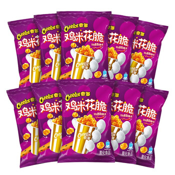 奇多奇多cheetos鸡米花脆劲爆香辣味38克10包