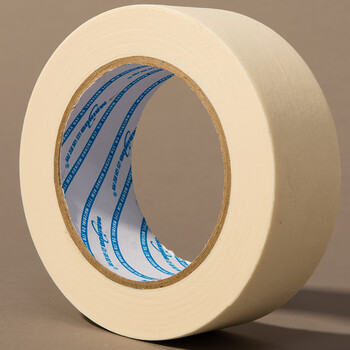 美纹纸胶带批发美纹胶纸胶带美纹纸喷漆遮蔽美纹纸胶带50米05cm50m5卷