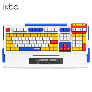 ikbc 高达游戏键盘机械键盘无线键盘cherry轴樱桃键盘电竞办公电脑外设PBT可选 高达2.0有线+无线2.4G CHERRY青轴1299.00元