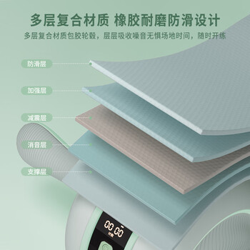 PROIRON普力艾 健腹轮 自动回弹计数腹肌轮卷腹轮收腹轮神器男女滚轮