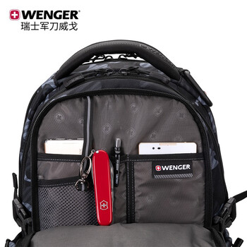 威戈瑞士军刀15.6英寸笔记本电脑包商务双肩包背包男女出差