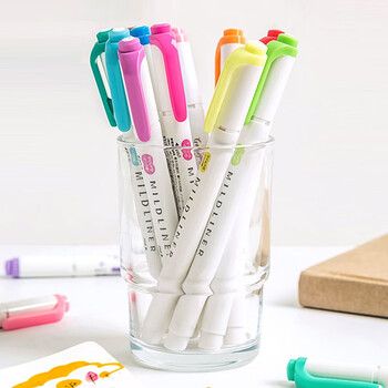 斑马牌 (ZEBRA)双头柔和荧光笔 mildliner系列单色划线记号笔 学生标记笔 WKT7 柔和棕 斑马牌 (ZEBRA)双头柔和荧光笔 mildliner系列单色划线记号笔 学生标记笔 WKT7 柔和棕