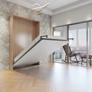 宜家五金折叠床隐形床五金配件折叠床正竖侧床隐藏床下翻床衣柜藏墙一