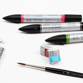 温莎牛顿【弗洛伊德同品牌】双头马克笔水彩马克笔套套12色水彩笔 温莎牛顿【弗洛伊德同品牌】双头马克笔水彩马克笔套套12色水彩笔