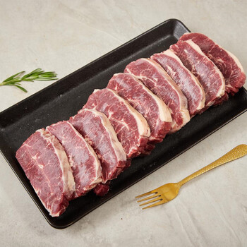 板腱牛排整条整切乌拉圭安格斯谷饲100天 安然牛排 原切牛排 4斤 1.