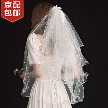 白色头纱品牌及商品- 京东