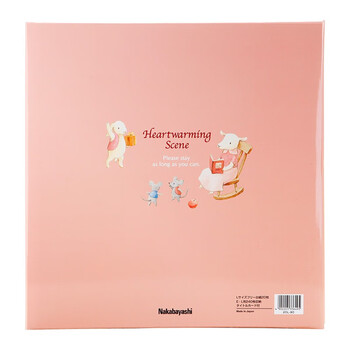 NCL仲林DIY自制覆膜粘贴式相册本 40页儿童成长相册薄/卡通/家庭影集照片书 暖心炉火 20L-90