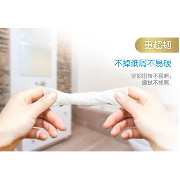 维达（Vinda） 卷纸蓝色经典4层180克10卷超韧厚实卫生纸*2提共20卷V4028