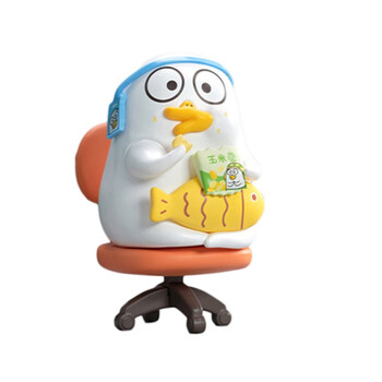 京佳小刘鸭平凡打工人系列盲盒潮流礼物摆件玩具 快乐摸鱼
