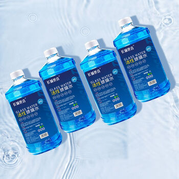 湘行天下长城世喜玻璃水四季通用去污玻璃水防冻雨刷精浓0度2l透水4