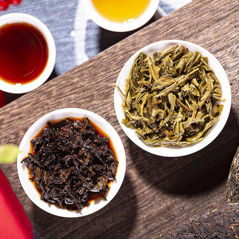 中茶普洱茶叶礼盒生茶熟茶组合茶叶龙票+凤票普洱礼盒714g送礼礼物