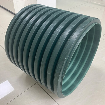 mpve双壁波纹管聚-聚氯共混缠绕螺旋管hdpe排污水波纹管 dn300/sn8 不