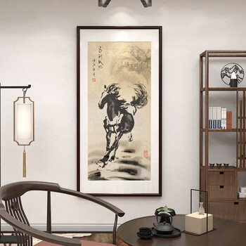 徐悲鸿八骏图欣赏价格报价行情- 京东