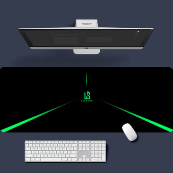 灵蛇（LINGSHE)鼠标垫 900*400*3超大号加厚办公游戏鼠标垫学生电脑桌垫 精密锁边 P52 镭射大号礼盒装