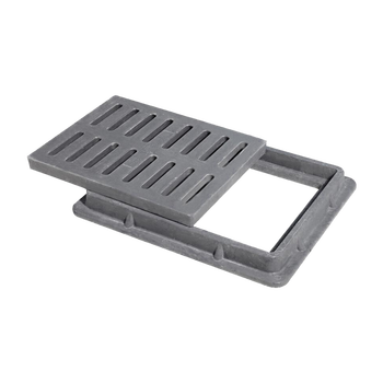 撼顿 复合树脂套篦 雨水篦子 下水道排水沟盖板 一套价 企业定制 450*