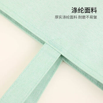 国誉Littlewoods系列托特包便携时尚帆布袋手提袋电脑包大容量单肩包办公用品 鸢尾紫 1个 WSG-KBN03LV