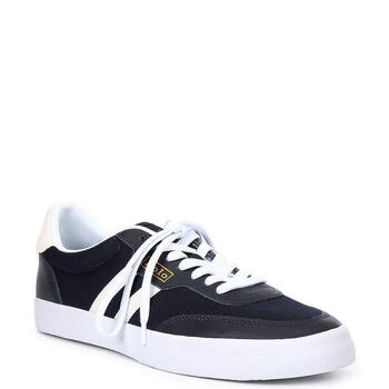 拉夫劳伦(polo ralph lauren)男士皮革绒面休闲运动小白鞋春秋款潮牌