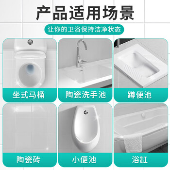 柔京姬（Logeski）免刷马桶清洁厕剂灵液99%杀菌去污除垢臭2瓶装