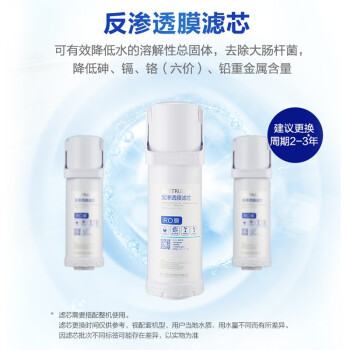 沁园（TRULIVA）沁园家用净水器滤芯小白鲸600G第2级反渗透滤芯RO膜滤芯(KRL3916/5006)RO-600-3012-MK（Ⅱ）-5E