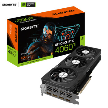 技嘉4060Ti 16G显卡 魔鹰 GeForce RTX 4060 Ti GAMING OC 16G DLSS3 AI设计 黑神话：悟空4060Ti显卡