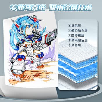 晨光(M&G)文具8K/50张马克纸马克笔专用学生手抄报手绘设计制图素描APY8055P开学礼物