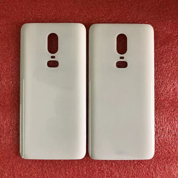 适用oneplus一加6后盖a6010玻璃16t电池盖17后壳背屏盖后屏16白色后盖