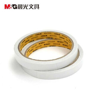 晨光双面棉纸胶带12mm*10y(两卷/袋)AJD97349  6袋/包