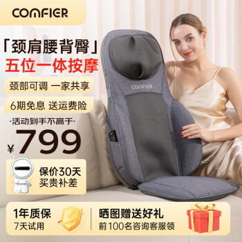 COMFIER CF-2113 Shiatsu Neck and Back Massager with Heat User Manual