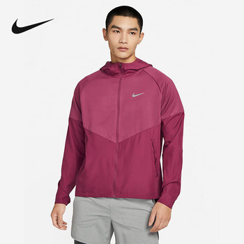 nike耐克2023春季新款男子梭织连帽夹克跑步外套防泼水dh6682653dh