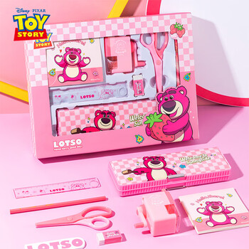 迪士尼（Disney）文具套装 小学生文具礼盒 女孩生日礼物学习用品 幼儿园文具大礼包 草莓熊DM6049T1