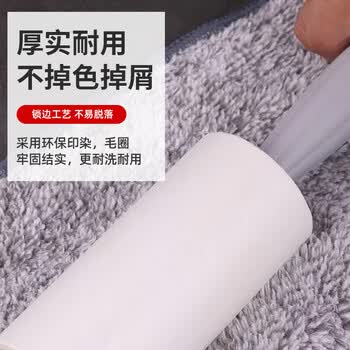 美家日记竹纤维抹布 灰色30*30cm*9条洗碗布不粘油吸水巾厨房用品不掉毛