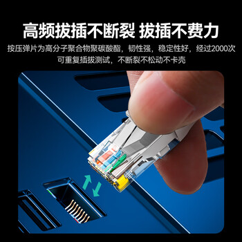 山泽(SAMZHE)六类网线 CAT6类千兆8芯双绞 工程家用宽带监控电脑网络成品跳线灰色2米 HWD6020