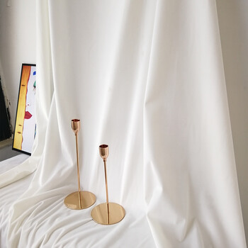 倾彩拍照背景布白色diy手工纯色布料丝绒婚礼周岁甜品台桌布吸光纯色