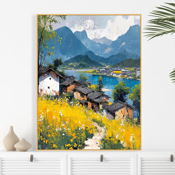 江南水乡数字油画品牌及商品- 京东