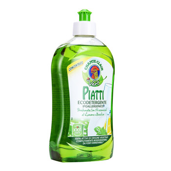 大公鸡管家 意大利进口 温和去油 浓缩柠檬洗洁精植物配方500ml/